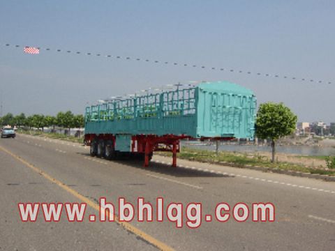 HLQ9290CXY型仓栅式运输半挂车图片
